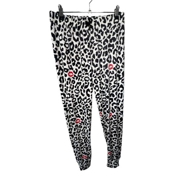 NWT Emme Jordan Soft Cheetah Kiss Print Pajama Lounge/Pajama Pants - Picture 1 of 4